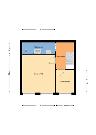 Floorplan - Gordelweg 189B, 3038 GH Rotterdam